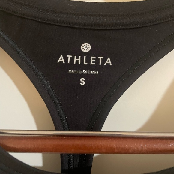 Athleta tank top. Black. Women’s size Small. Lightly used. - Picture 2 of 5